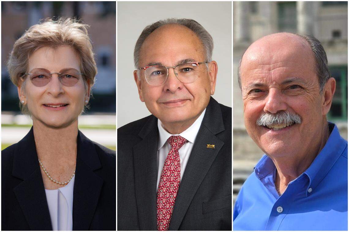 Group II candidates, from left to right: incumbent Vice Mayor Rhonda Anne Anderson, candidate Laureano Cancio and candidate Felix Pardo