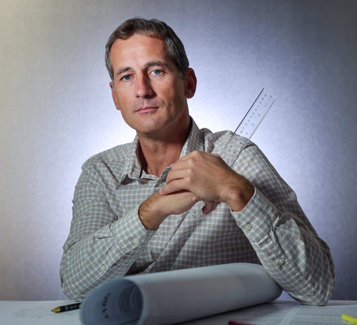 Sinisa Kolar, principal at Falcon Group, is photographed at the Falcon Group office on Wednesday, November 26, 2025, in Miami, Florida.