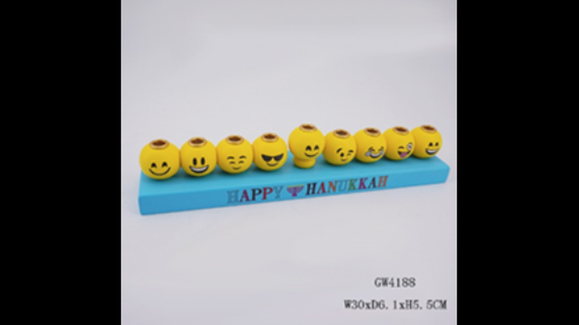 TJX Emoji Menorah