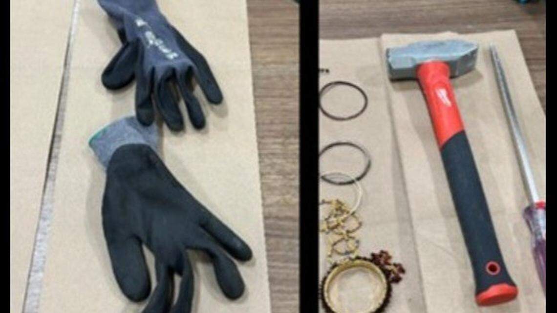 Broward Sheriff’s Office detectives say these tools were used in a sophisticated burglary operation that targeted a Weston gated community from August through January.