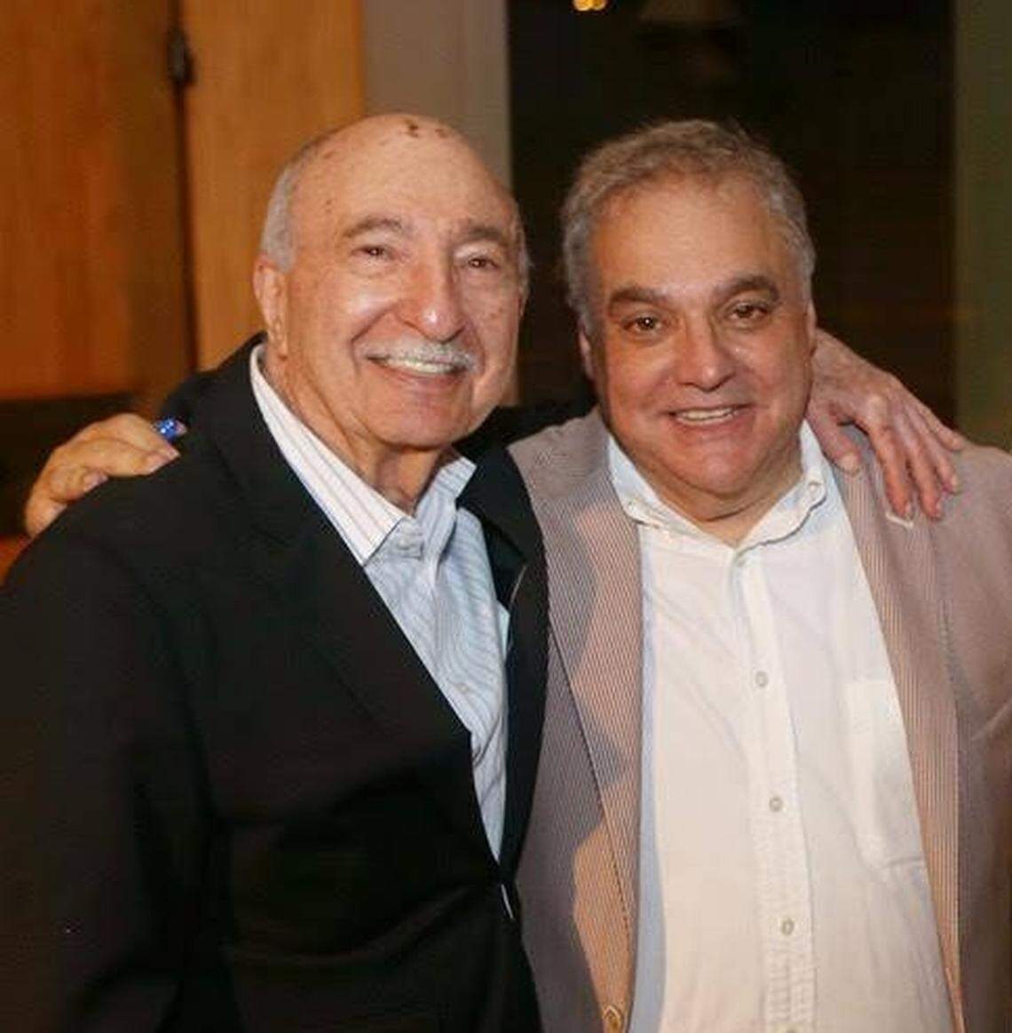 Charlie Cinnamon and his longtime friend, Lee Brian Schrager.
