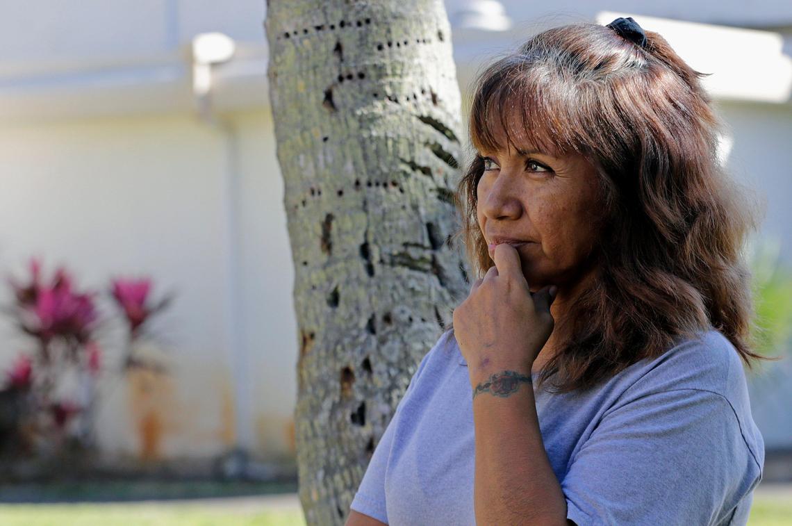 Maria, a domestic worker in Miami, is among many who have lost jobs as the coronavirus pandemic continues.