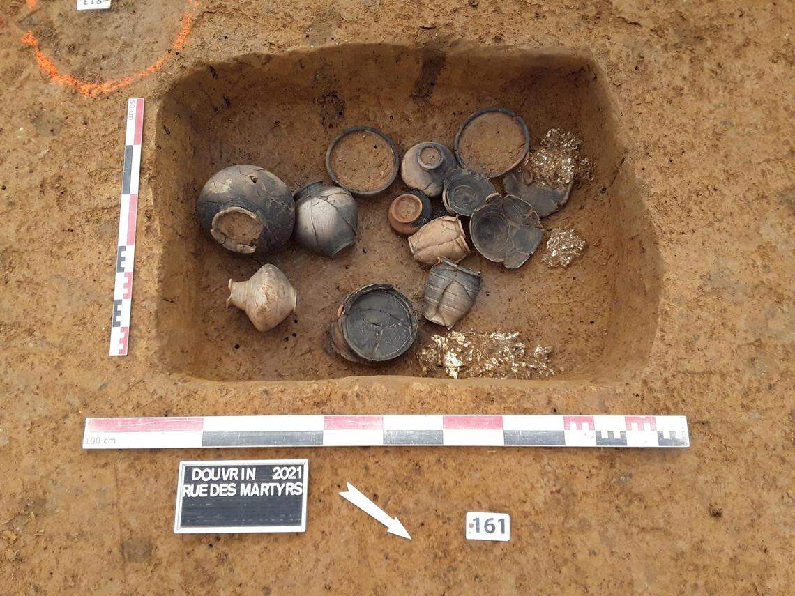 The remains of children buried together suggests an epidemic once went through the ancient community.