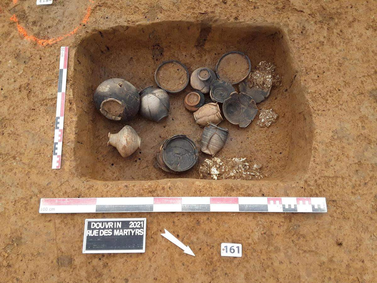 The remains of children buried together suggests an epidemic once went through the ancient community.