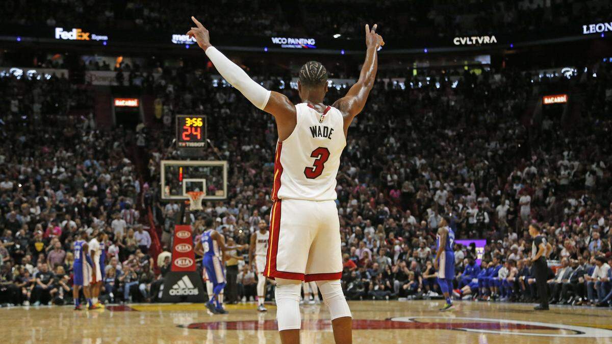 Wade’s ‘One Last Dance’ is coming to an end the only way he knows how — by being himself