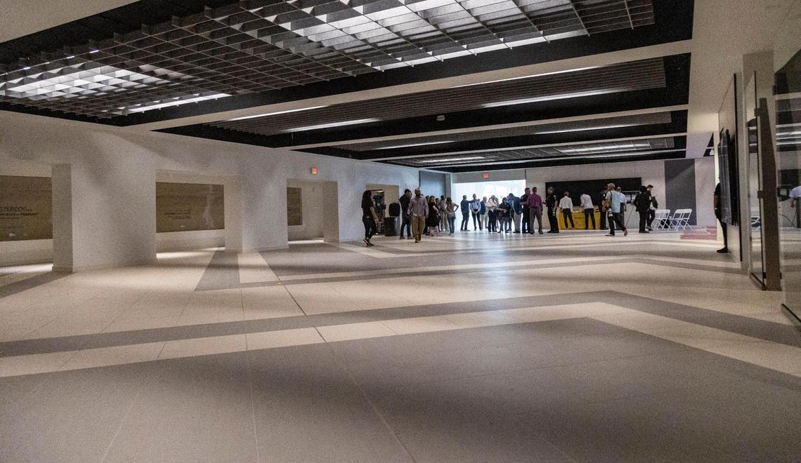 The main passenger terminal at the Brightline Aventura station on Nov. 2, 2022.