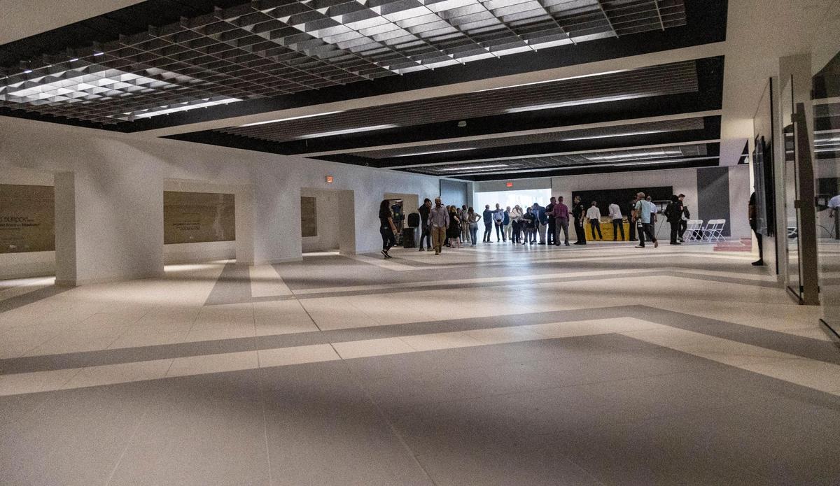 The main passenger terminal at the Brightline Aventura station on Nov. 2, 2022.