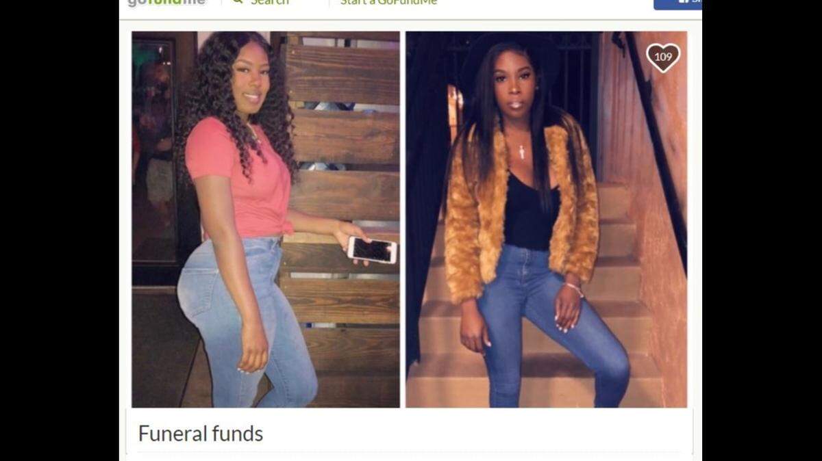 The gofundme page for the funeral of sisters Stephanie and Joanna Telmusme, killed April 14 in Liberty City.