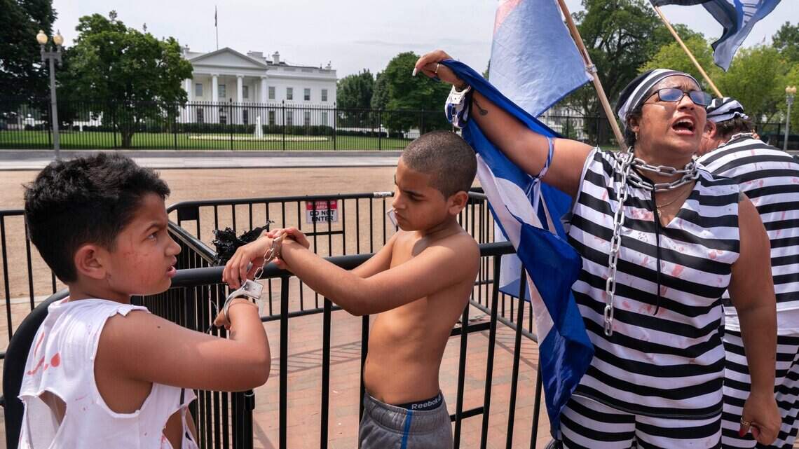 Cuba protesters in Washington want President Biden to do more to pressure the regime