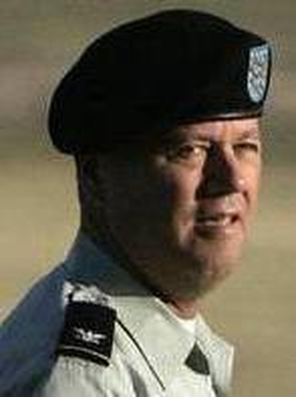 Army Col. James L. Pohl, shown in 2005, is the 9/11 trial judge and chief of Guantánamo's war court judiciary.