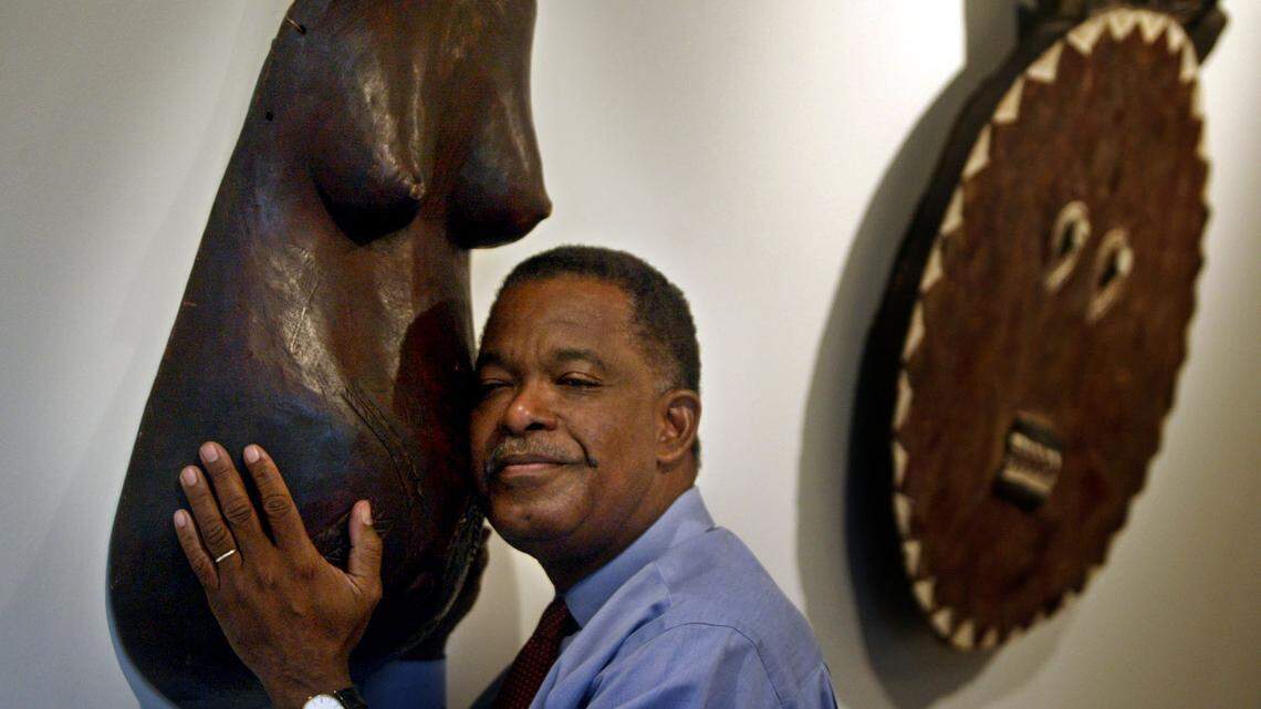 Architect Neil Hall, in a 2005 photo, is the force behind Art Africa and the catalyst for the Black Miami art scene during Miami Art Week.