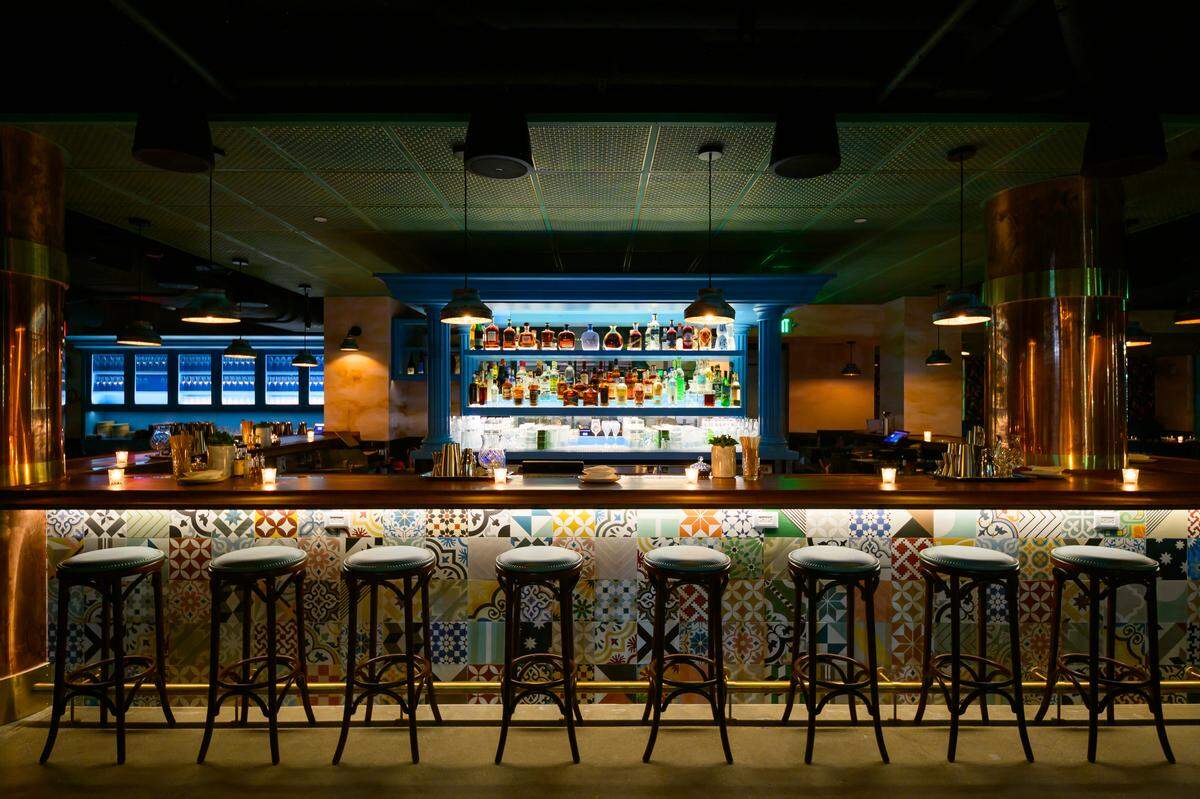 The bar at La Cañita in Miami Beach.