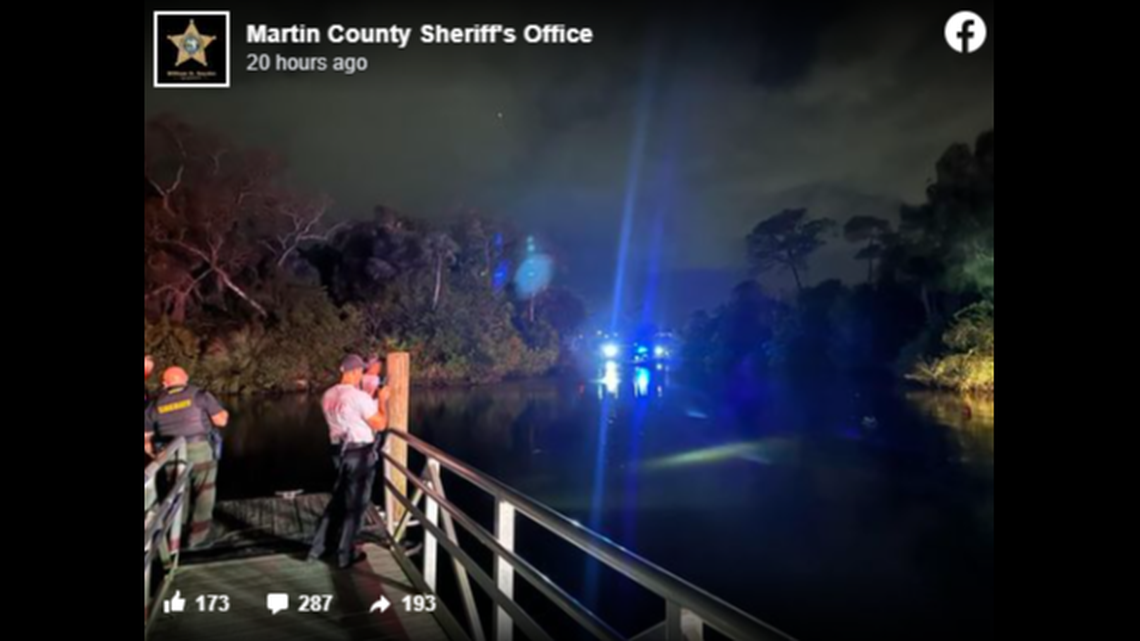 A 74-year-old man jumped into the water to save his boat as it broke loose from the dock, and was last seen by family clinging to the side of the vessel, a Florida sheriff’s office said.