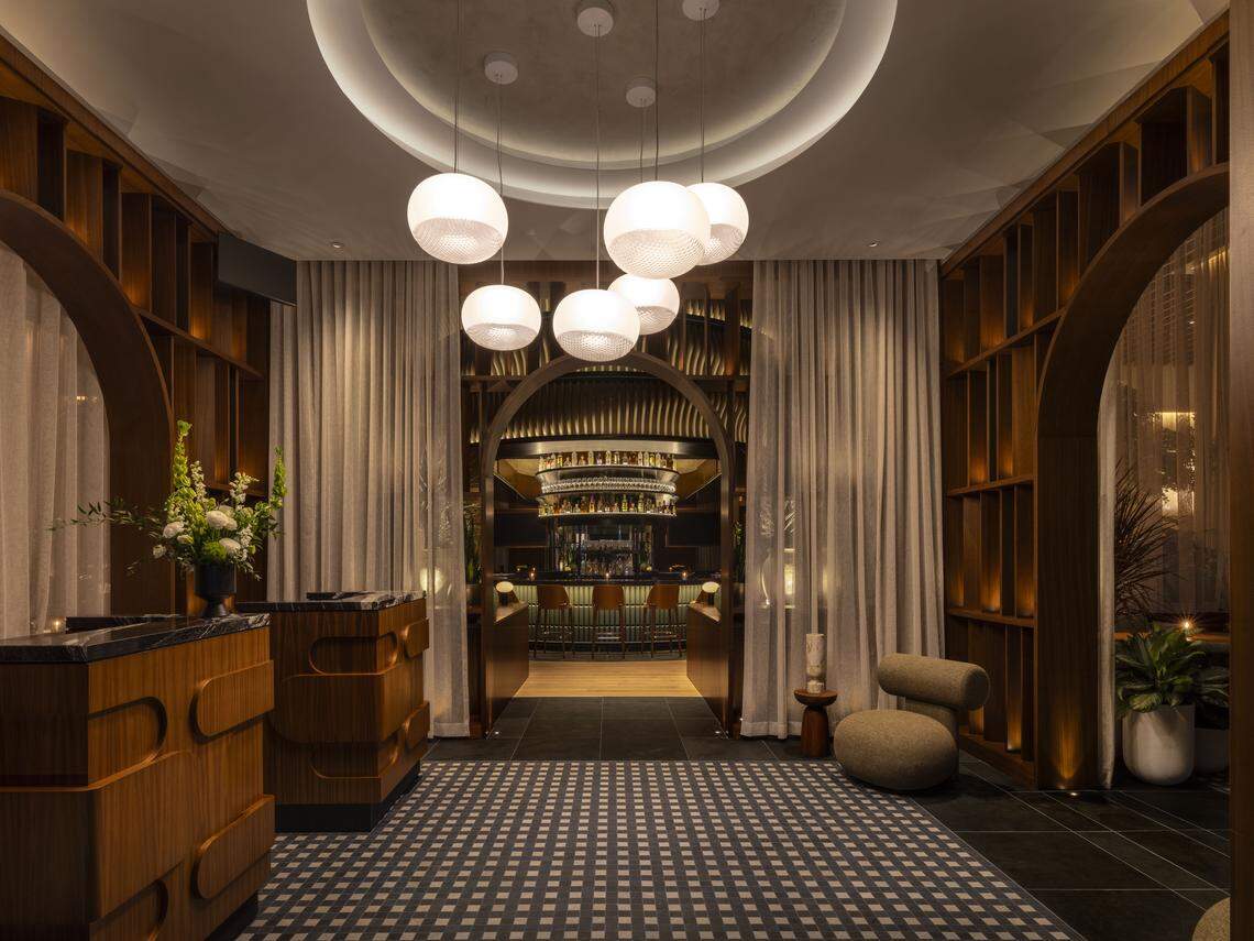 The entrance to Cactus Club Cafe in downtown Miami.