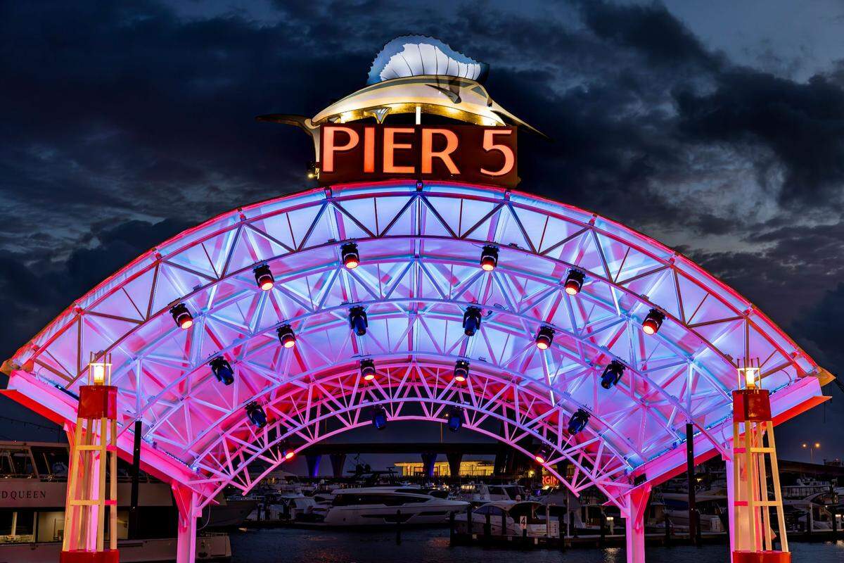 Pier 5 is named for South Florida’s most famous fishing pier.