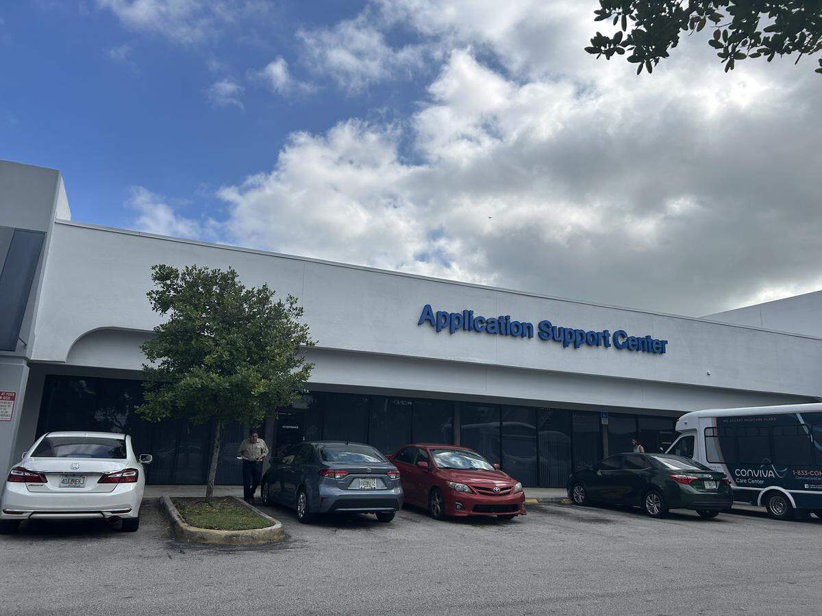 The USCIS Application Support Center in North Miami Beach, normally busy with immigrants attending biometrics appointments for new or renewed green cards, was unusually quiet after the Department of Homeland Security issued a memo placing all pending asylum applications and USCIS benefit applications from high-risk countries on hold.