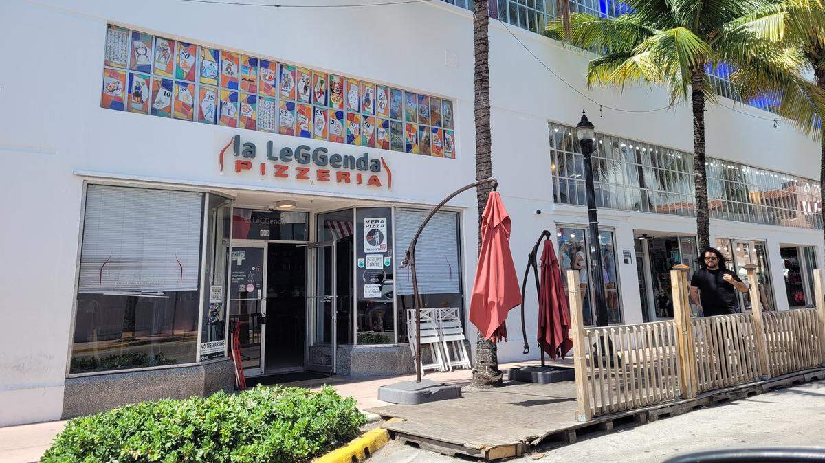 La Leggenda Pizzeria on Miami Beach was one of two Miami-area restaurants named one of the top 50 pizzerias in the U.S.