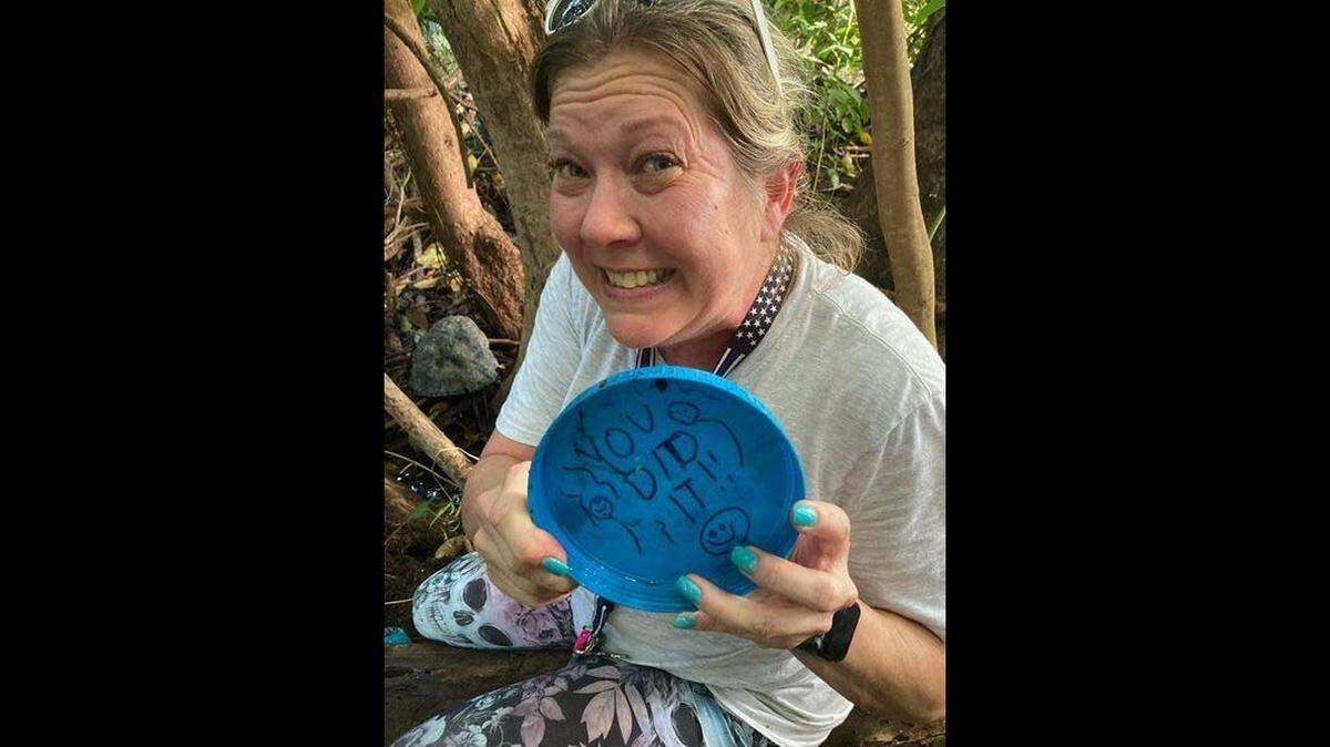 Geocacher Jerry Lynn DellAmico participated in the new Miami GeoHunt on a team with Stephanie Stubbs Whitney and Kelly Doan. They were the second team to make it to the end.