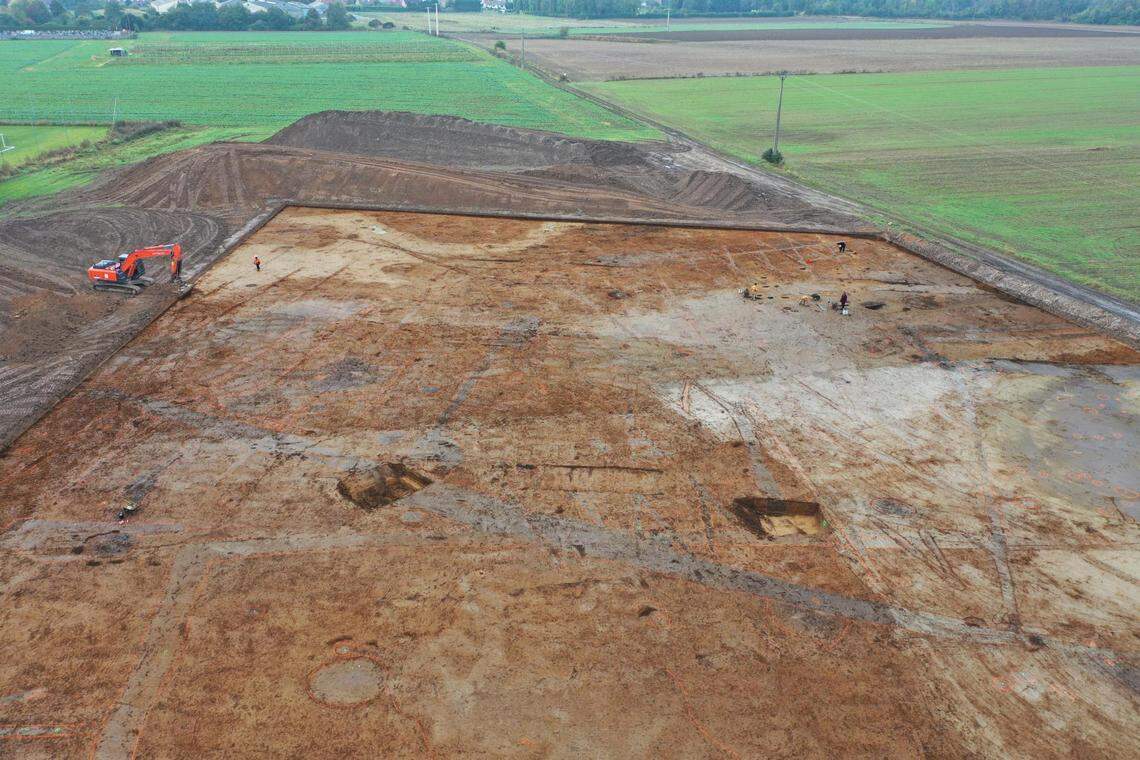 Ahead of subdivision development in France, archaeologists found an ancient settlement site.