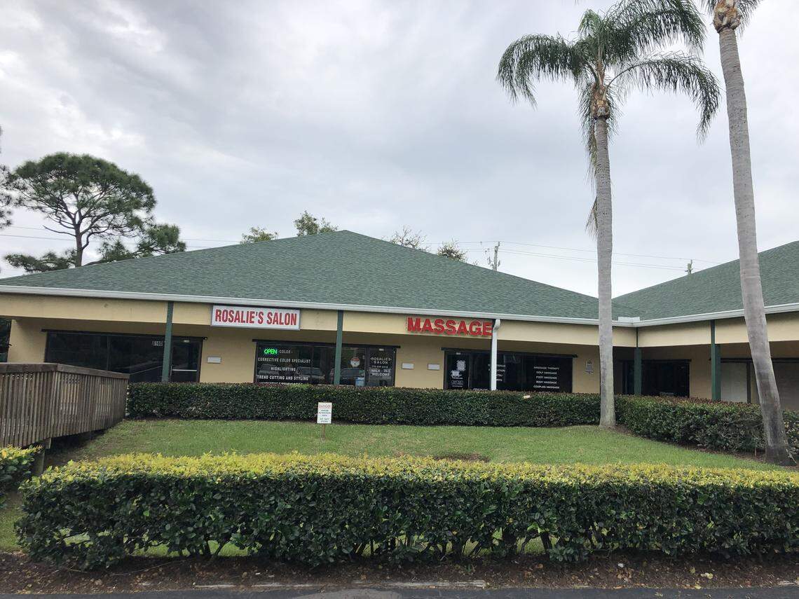 Witnesses say men were ushered to a back door of the Cove Day Spa in Stuart.