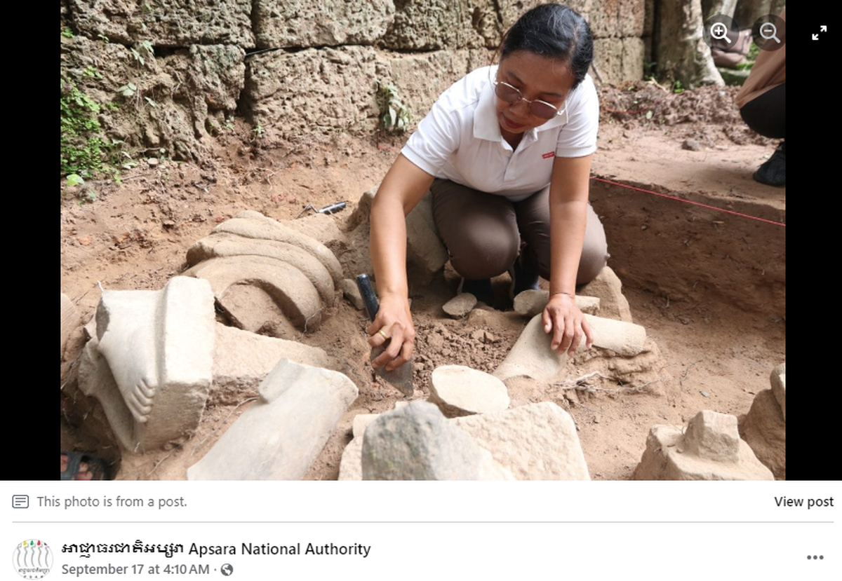 Archaeologists said the pieces were intentionally buried with reverence.