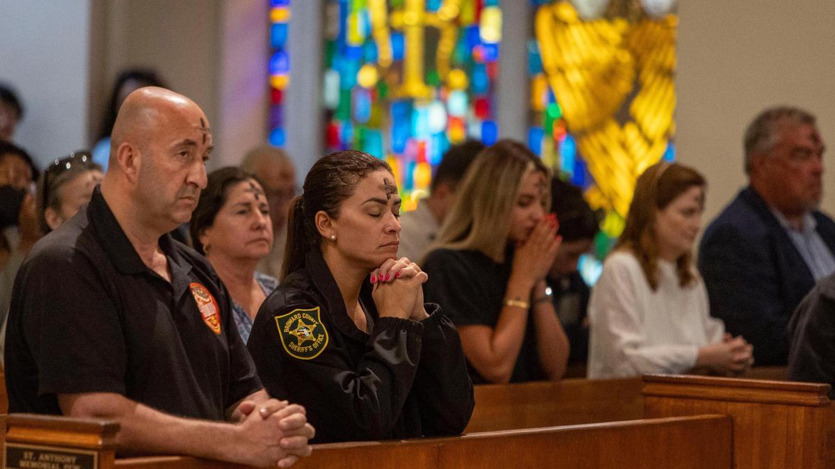 Last month, Catholics celebrated Ash Wednesday at St. Anthony Church in Fort Lauderdale.