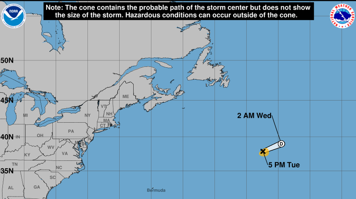 Tropical Storm Andrea forms in the Atlantic, where it’s expected to be a short-lived storm with no impacts to land.