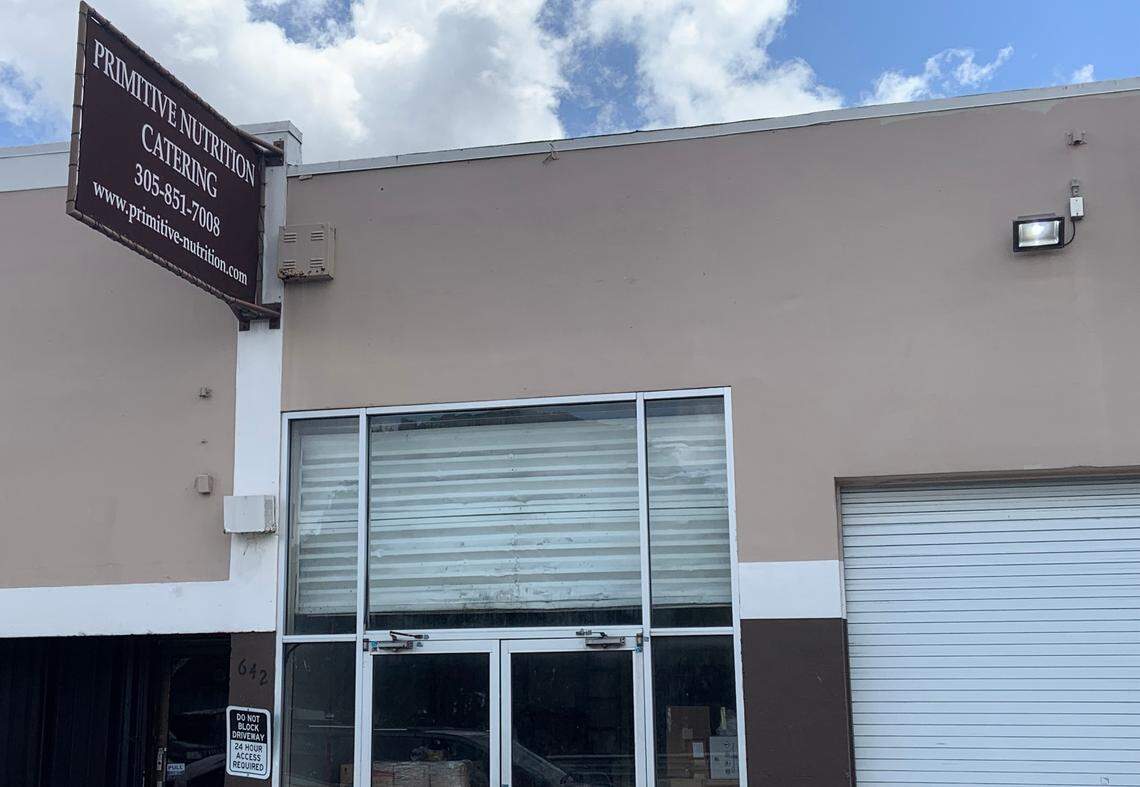 The sign says Primitive Nutrition Catering, but 642 W. 84th St. in Hialeah is also the location of El Goyito Sweet, a wholesale bakery with inspection problems.