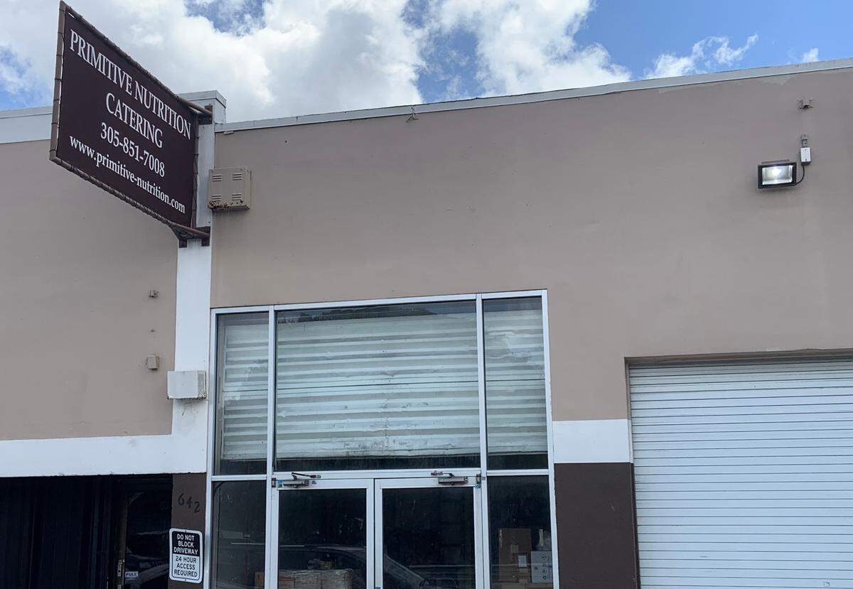 The sign says Primitive Nutrition Catering, but 642 W. 84th St. in Hialeah is also the location of El Goyito Sweet, a wholesale bakery with inspection problems.