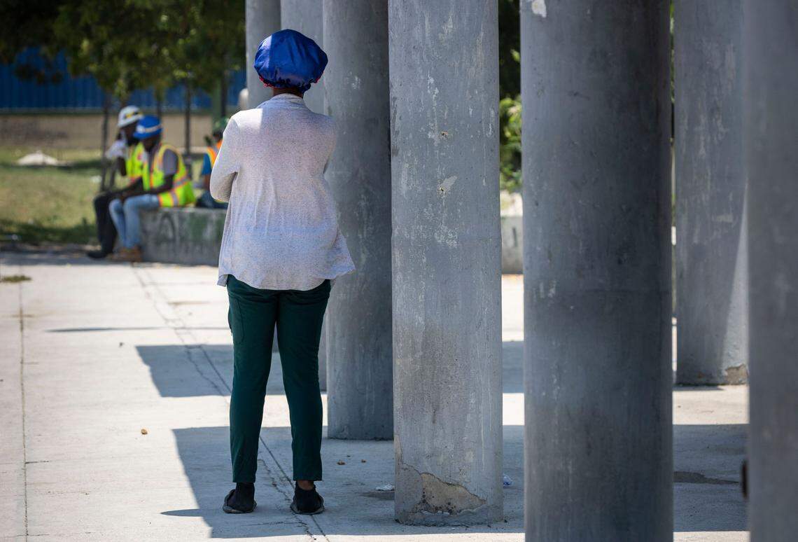 Marlene, 52, a mother of four, was dragged and beaten by several armed men who raped her. A mother of four, she later found out she was HIV positive from the assault, which has left her living on the streets of Port-au-Prince, Haiti.