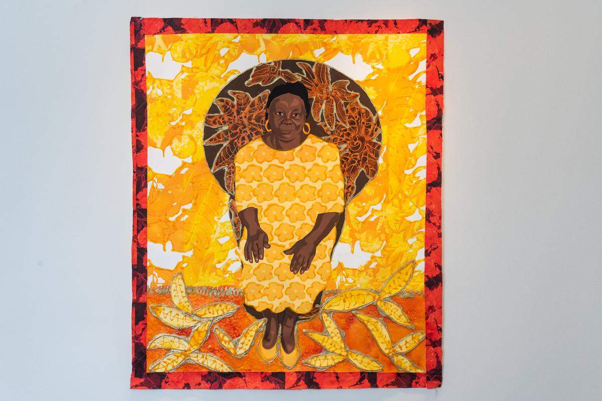 “Enveloped by the Sun #2 (Grandma Luce)” by artist Mark Fleuridor.