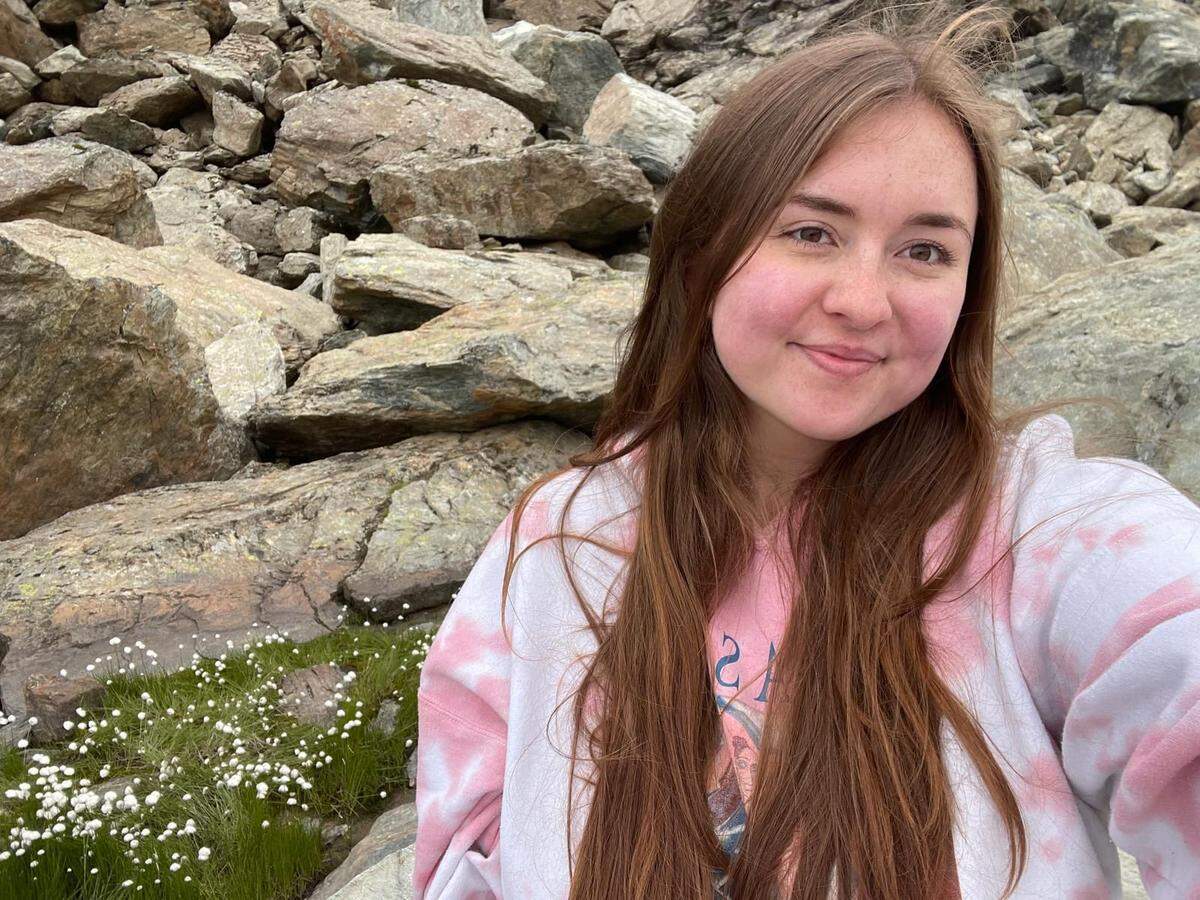 Cara Gilliland on a trip to Zermatt, Switzerland.