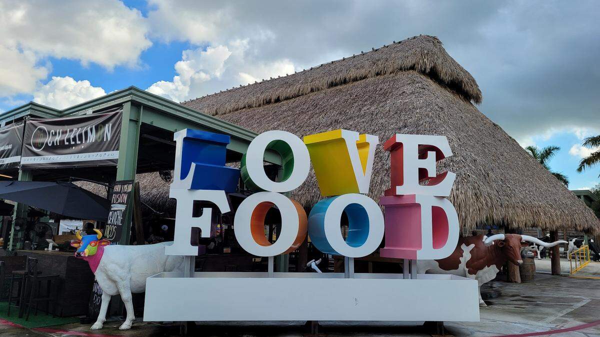 Yellow Green Farmers Market in Hollywood reopened earlier this year with new vendors, new tiki huts for shelter and more outdoor space.