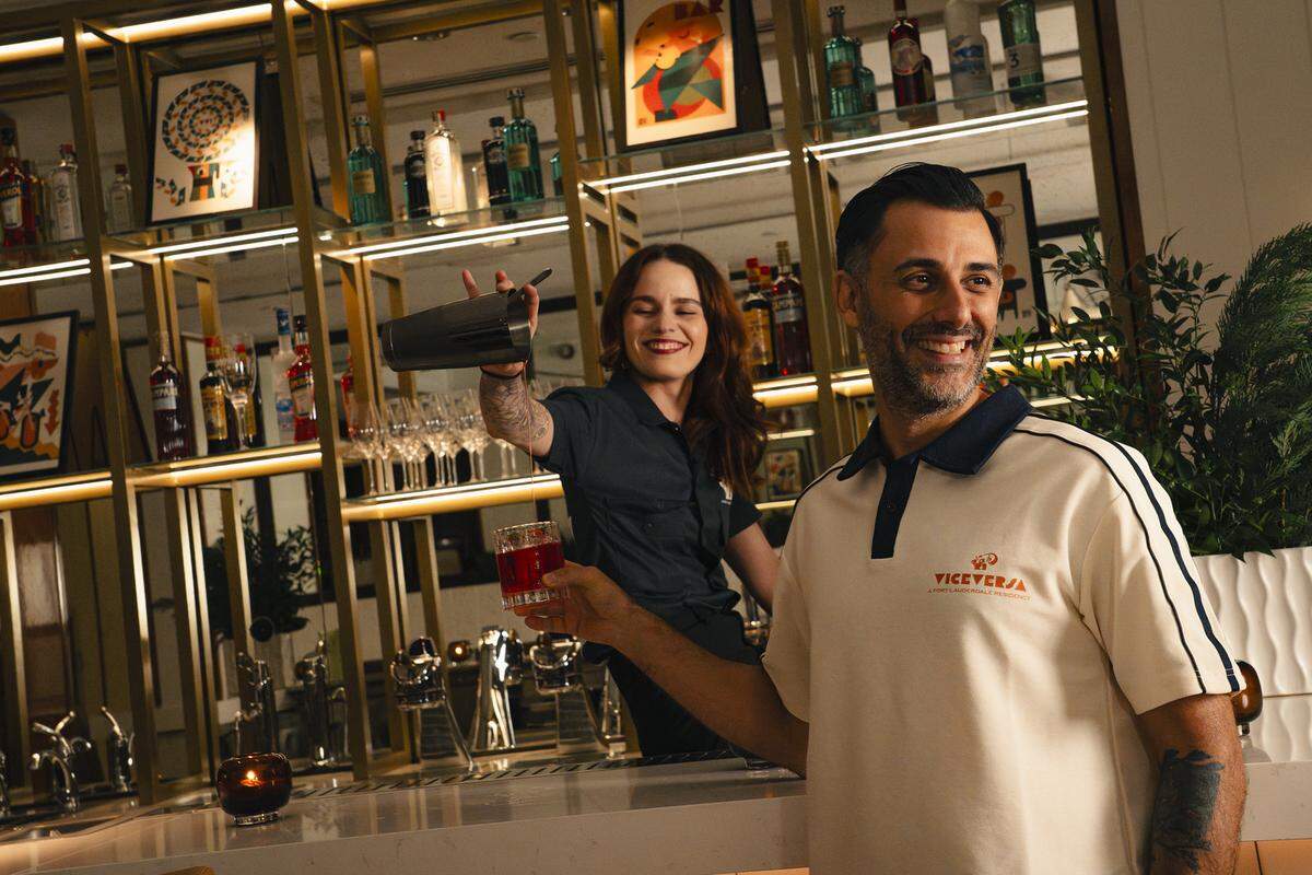 Co-owner Valentino Longo at ViceVersa in Fort Lauderdale.