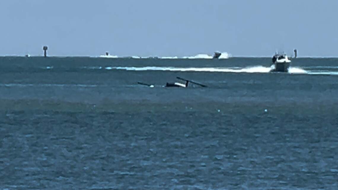 Pilot rescued after helicopter crashes off Key Biscayne’s coast, authorities say