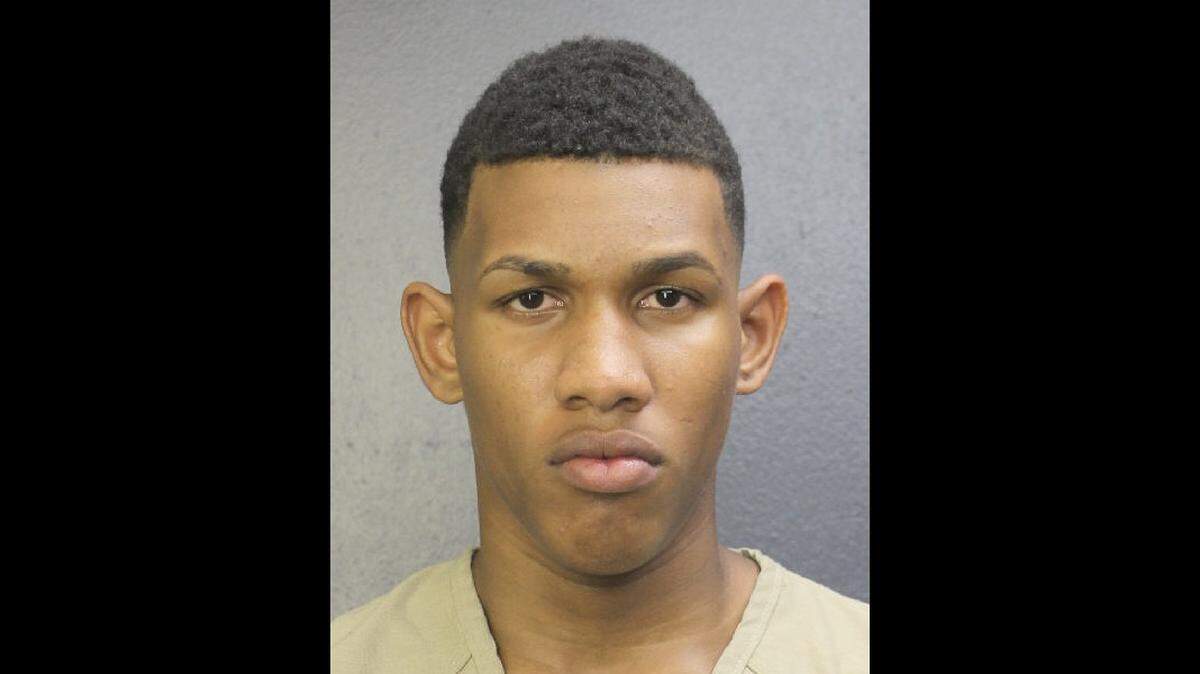 Johansen Concepcion De La Ros in his Broward Sheriff’s Office mugshot