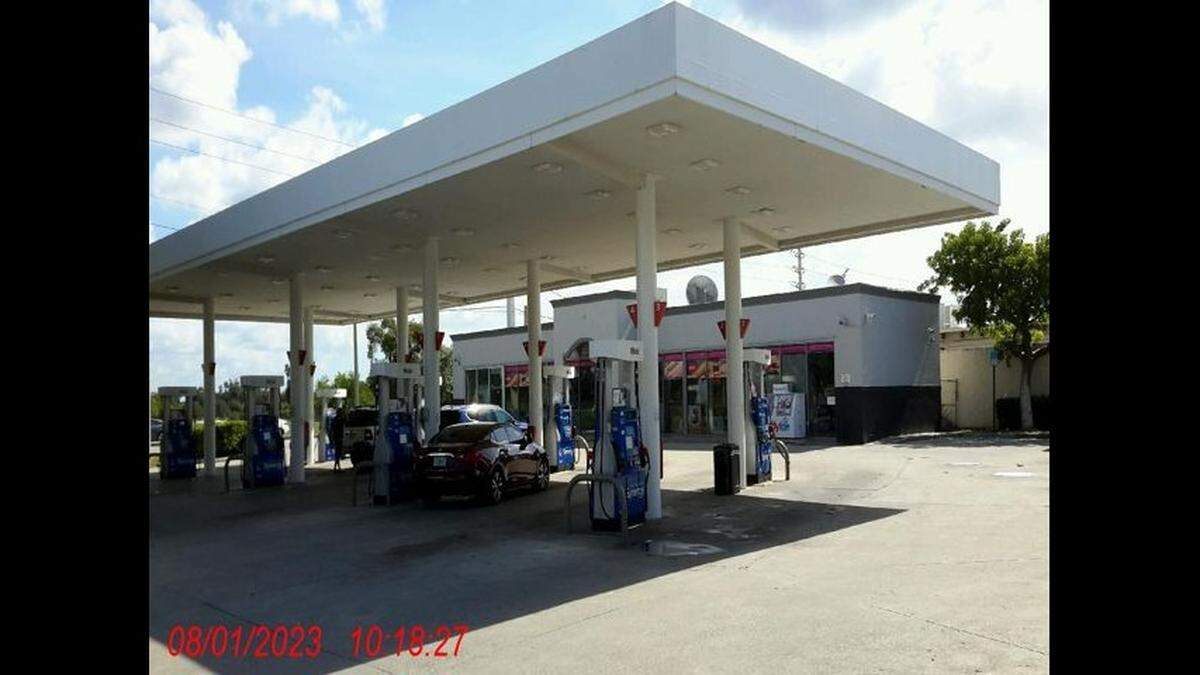 The Mobil station at 3250 Pembroke Rd. in Pembroke Park.