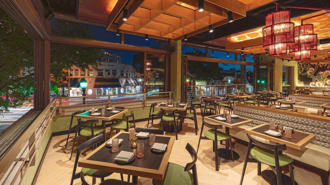 The main dining room of the new Planta Queen in Coconut Grove.