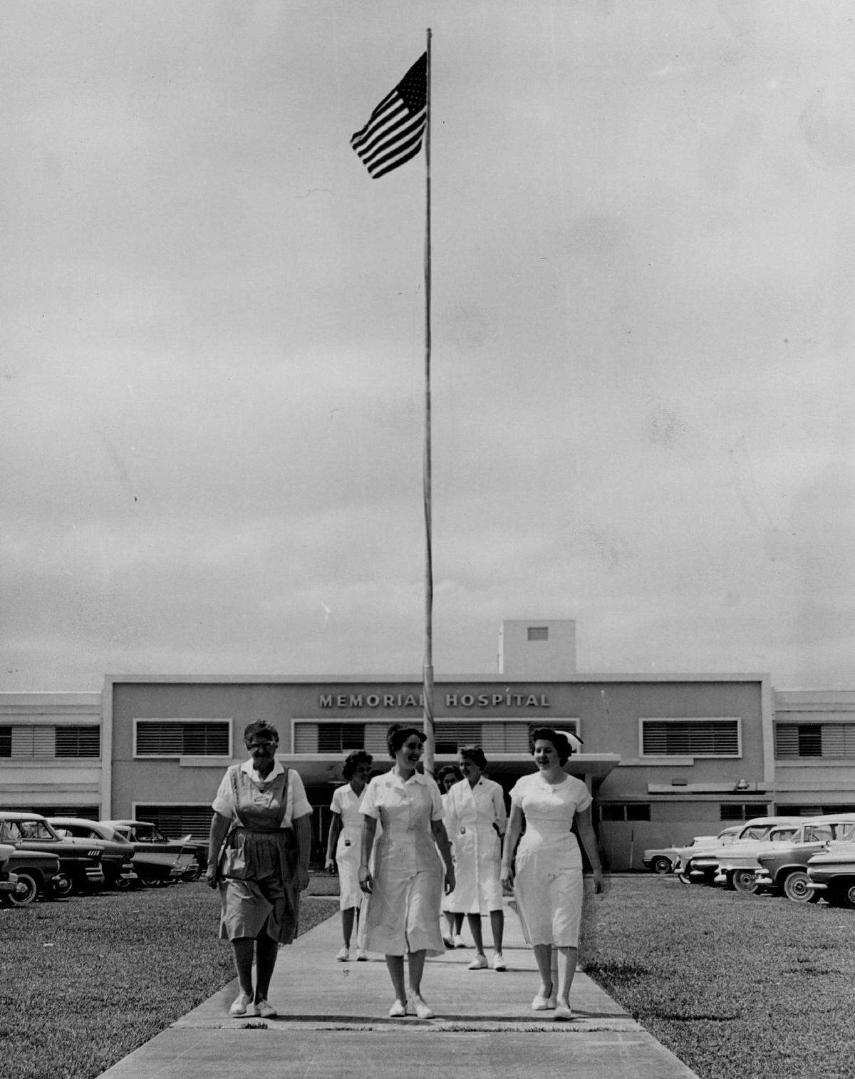 Hollywood Memorial Hospital in 1961.