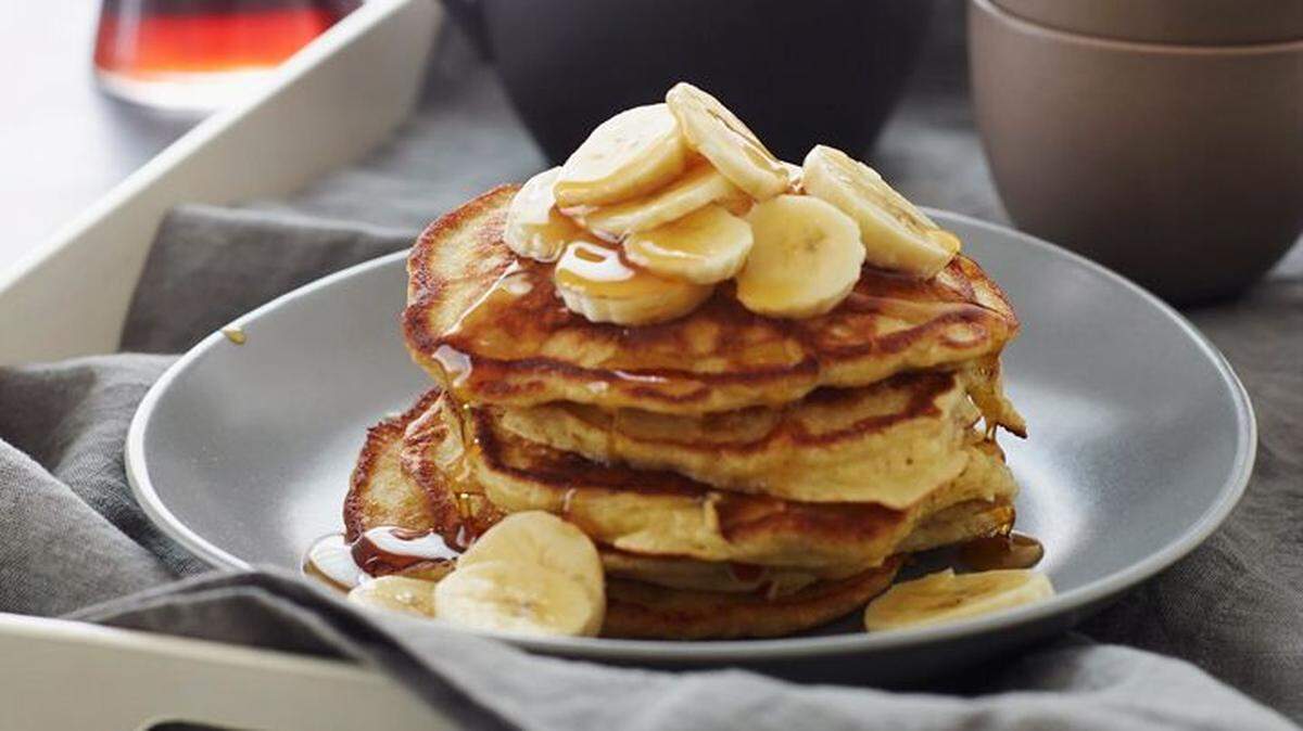 Banana pancakes are a fresh way to use up all that fruit.