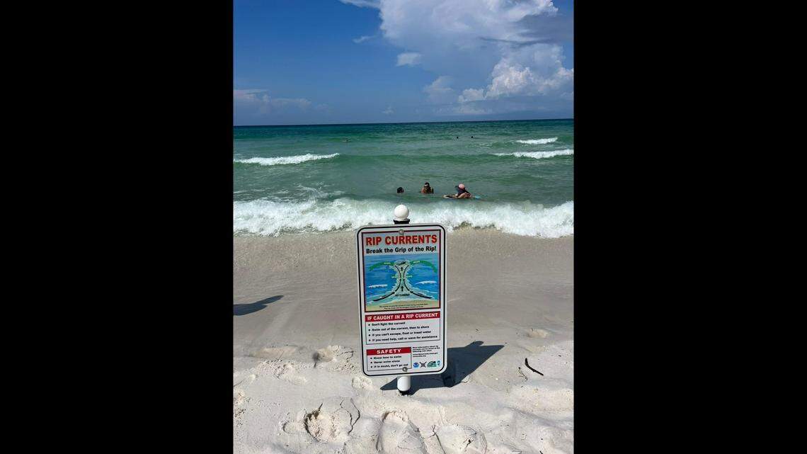 More than a dozen people have died this year along the Florida Panhandle due to rip currents, the National Weather Service says.
