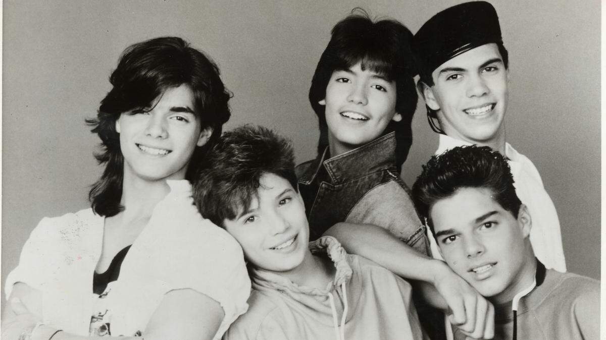 Menudo in 1988 included Ricky Martin (bottom right). A new version, with a 40th anniversary tour appearance in Puerto Rico, could be on the way now that ownership of its trademark has been settled in a Miami courtroom on June 13, 2018.