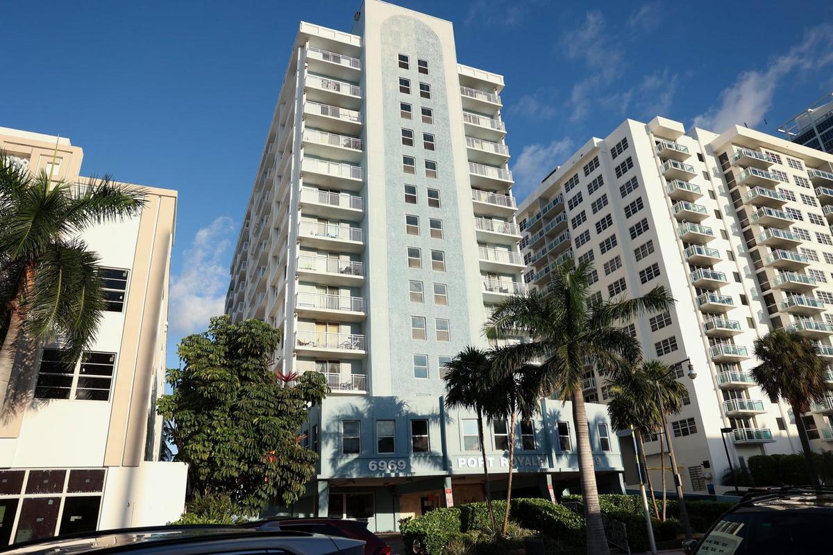 The Port Royale Condominium at 6969 Collins Ave.