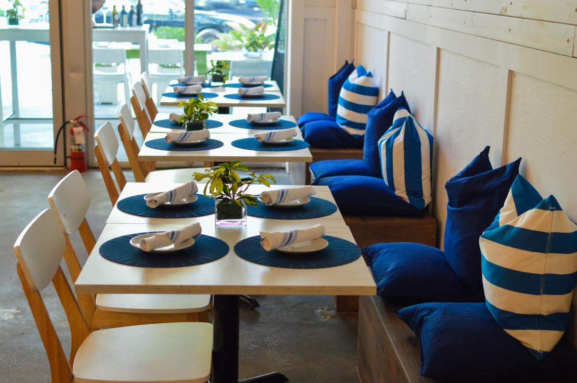 The interior of Seasy on Miracle Mile in Coral Gables.
