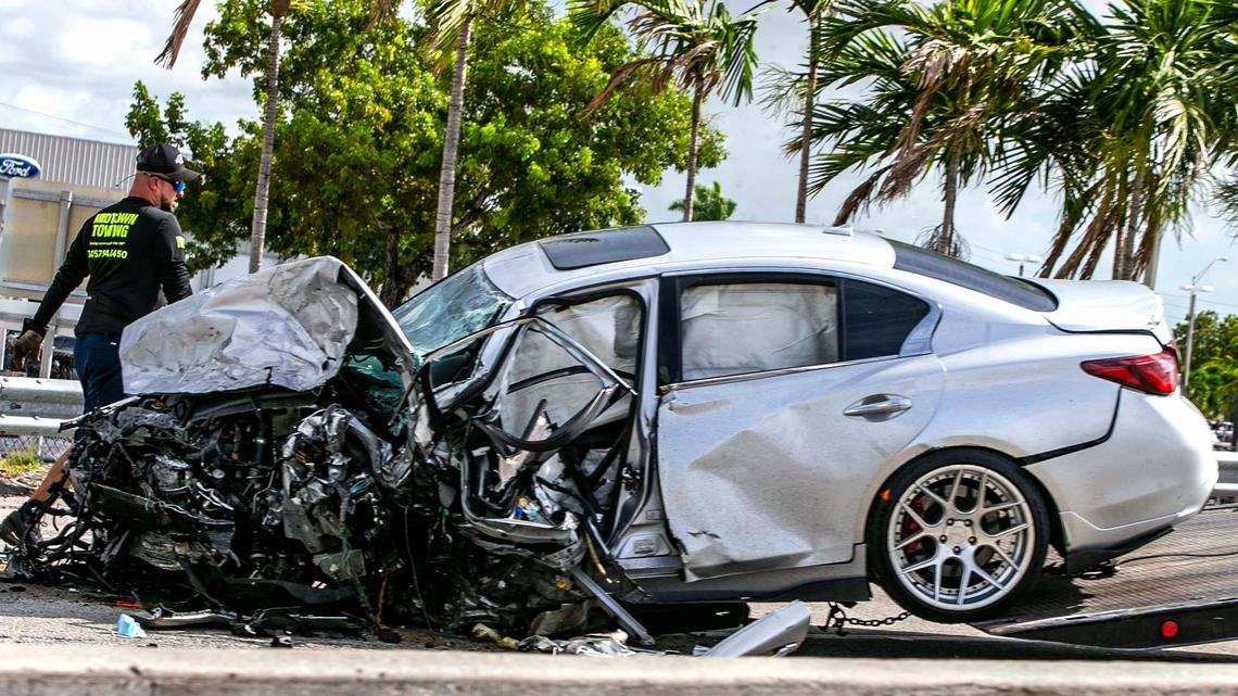 Driver arrested in wrong-way crash that killed 5 young friends on Palmetto Expressway