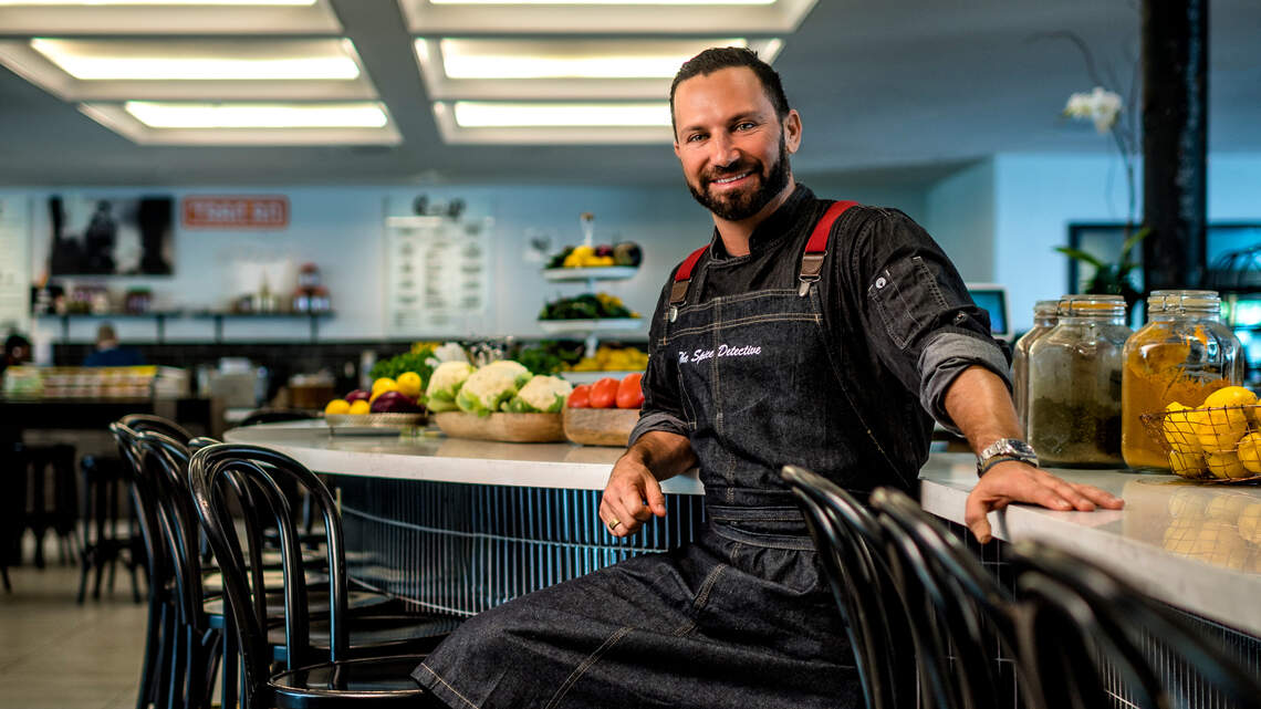 In his persona as The Spice Detective, Yaniv Cohen — the co-founder of Shiraz Creative — is expanding palates all over Miami