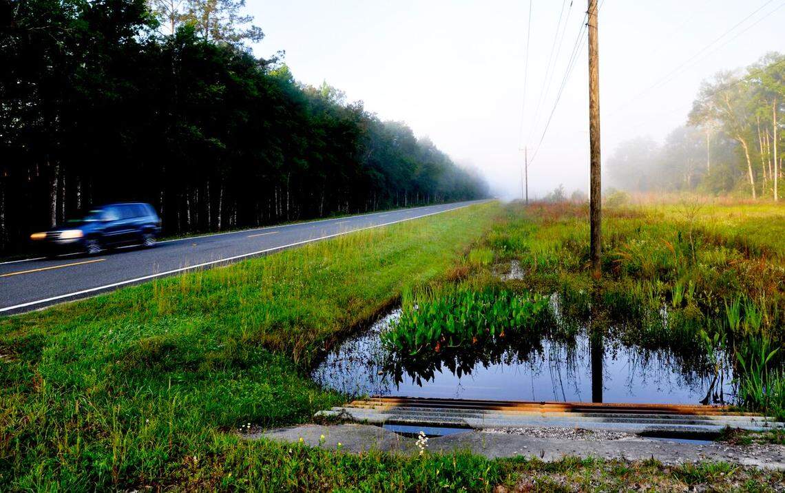 Traffic is scarce in Yankeetown, home to about 500 residents.