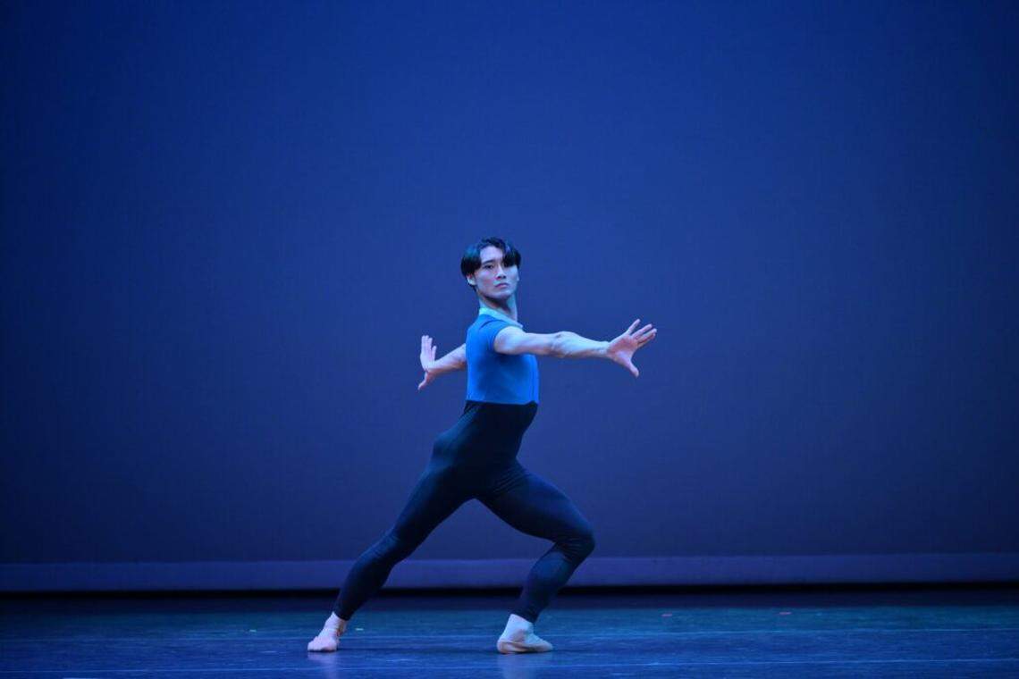 Dancer Ataru Matsuya, of the Arts Ballet Theatre of Florida, in “Taiko Man” by Vladimir Issaev.