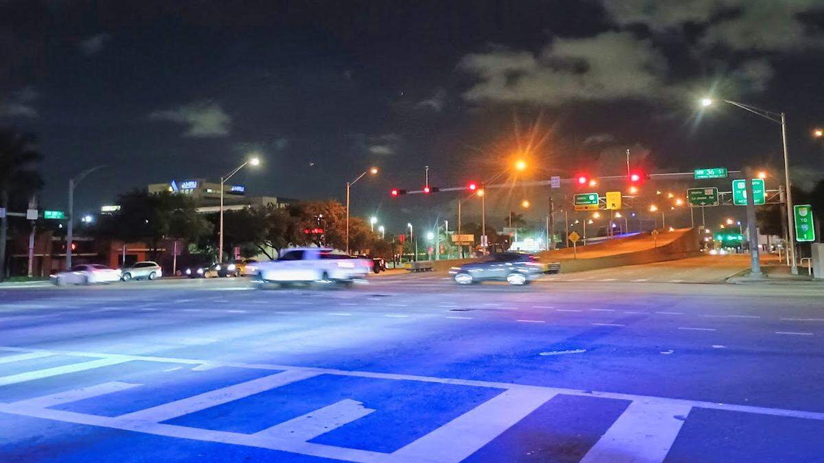 Red-light cameras will be installed at the intersection of the northbound lanes of LeJeune Road and Northwest 36th Street, shown here, after the Miami Springs City Council passed a new law at the end of April.