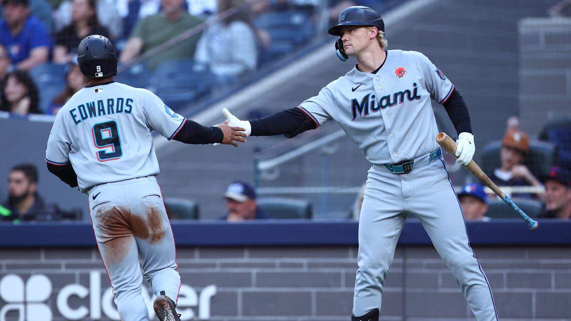 Canadian sluggers lead the way in Miami Marlins’ victory over the Blue Jays